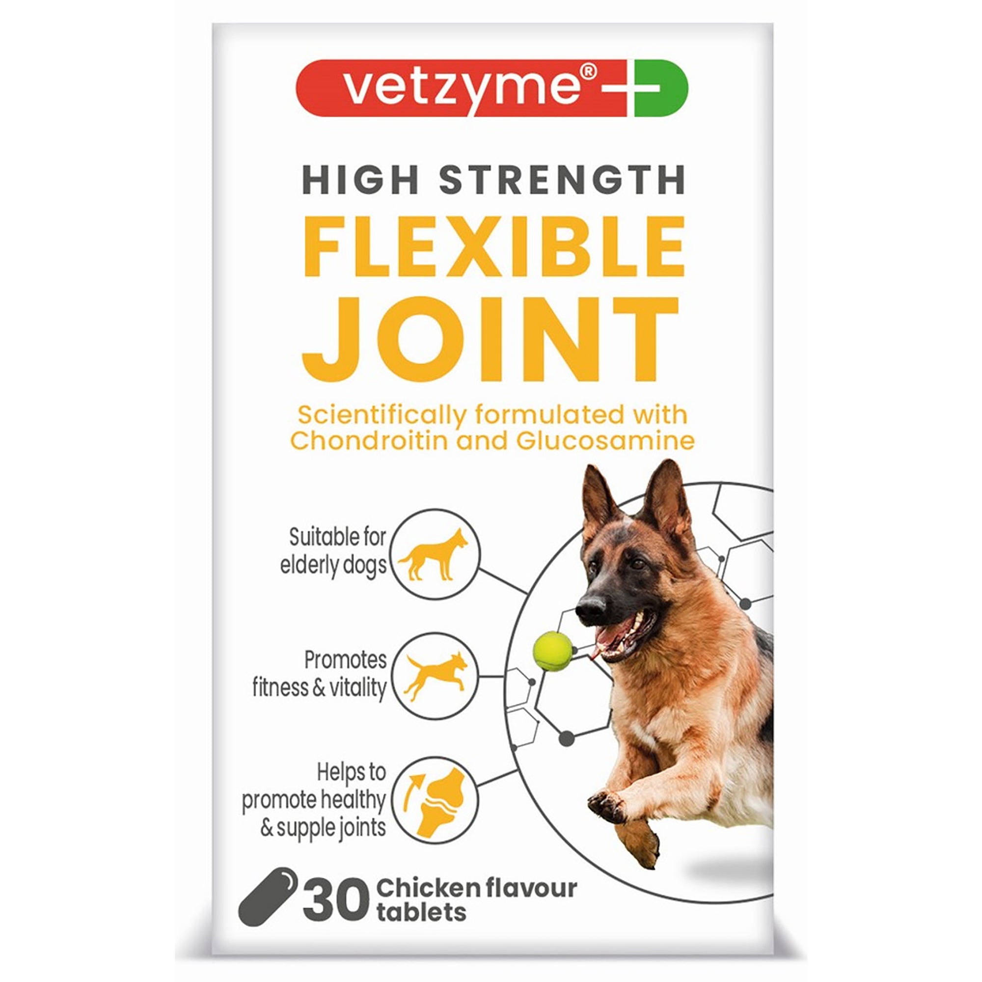 Bob Martin Vetzyme High Strength Flexible Joint Tablet For Dogs - 30 Tablets