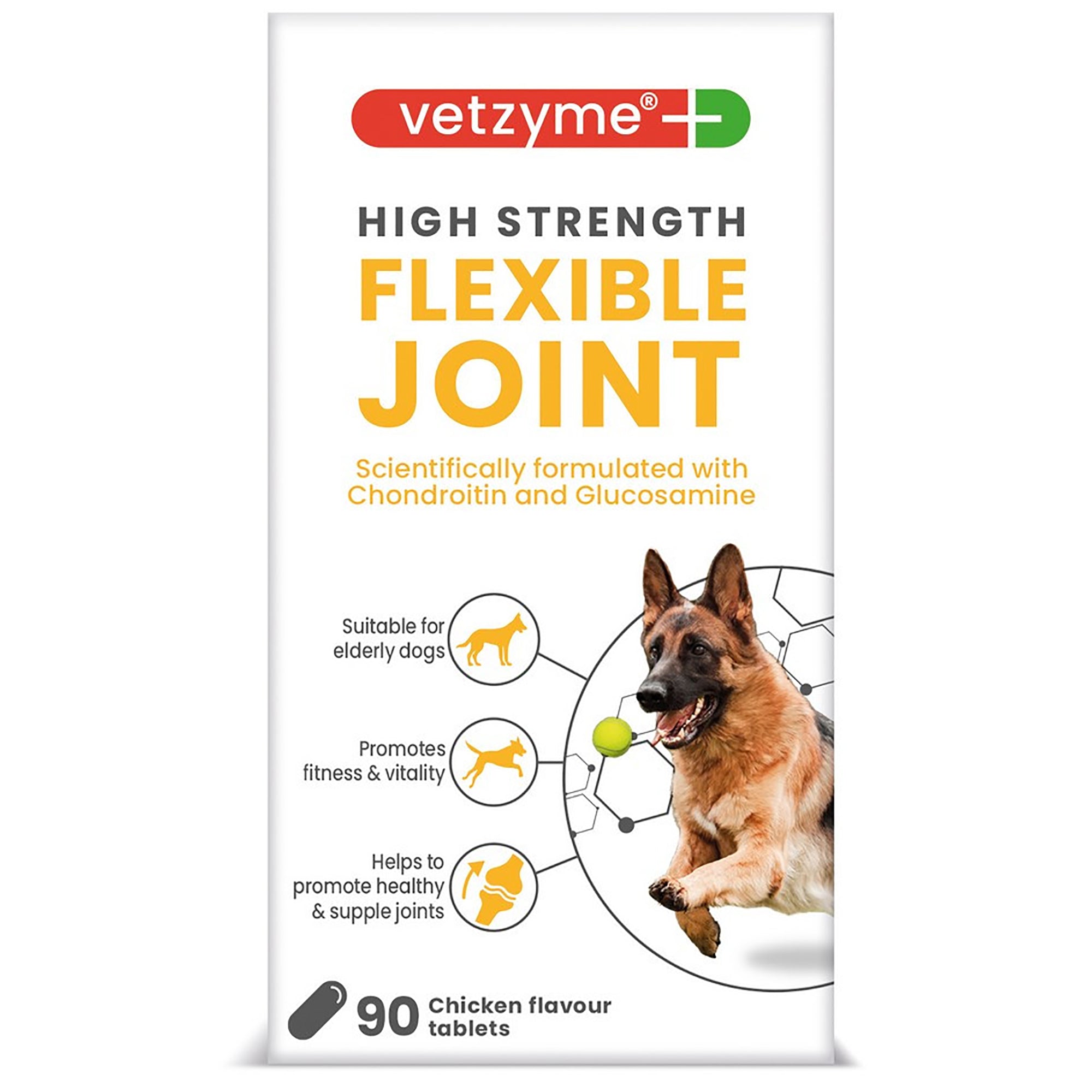 Bob Martin Vetzyme High Strength Flexible Joint Tablet For Dogs - 90 Tablets