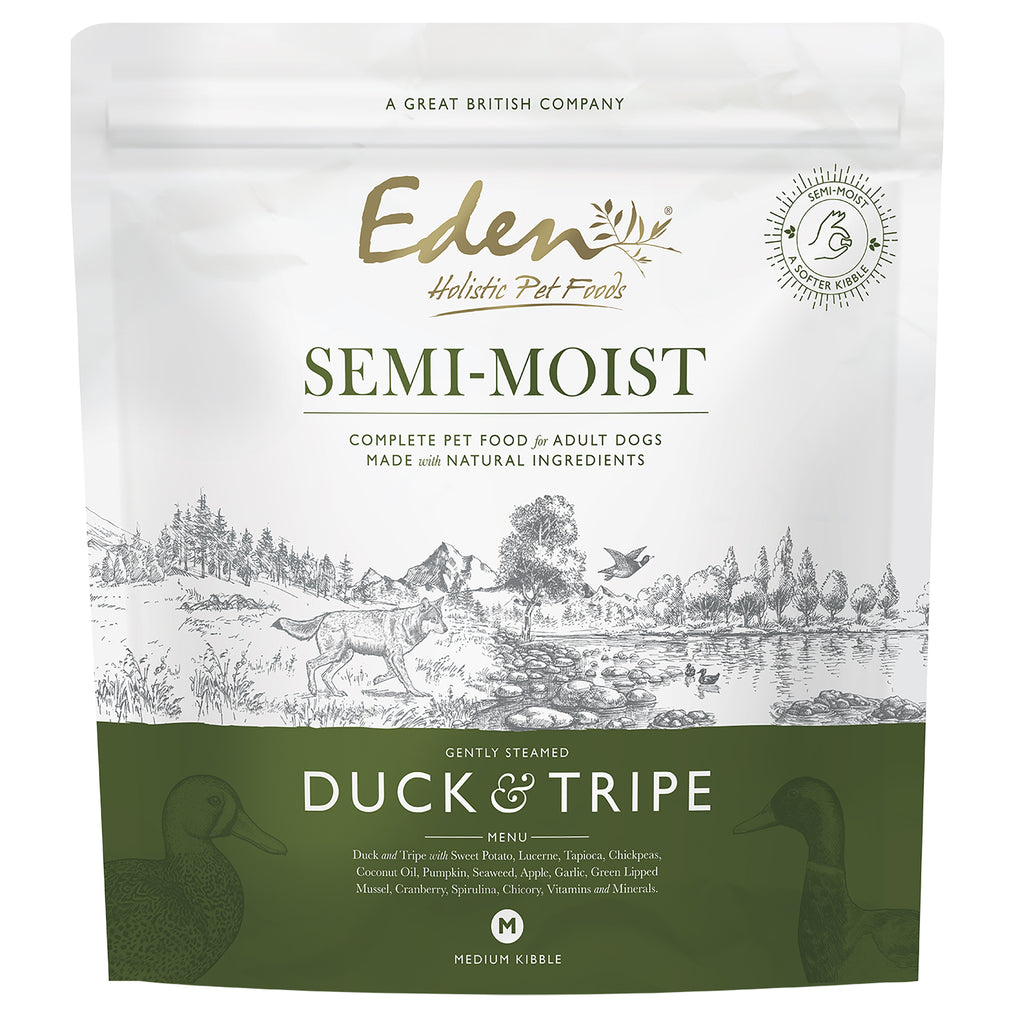 Eden Semi-Moist Duck & Tripe Grain Free Adult Dog Food 2kg bag