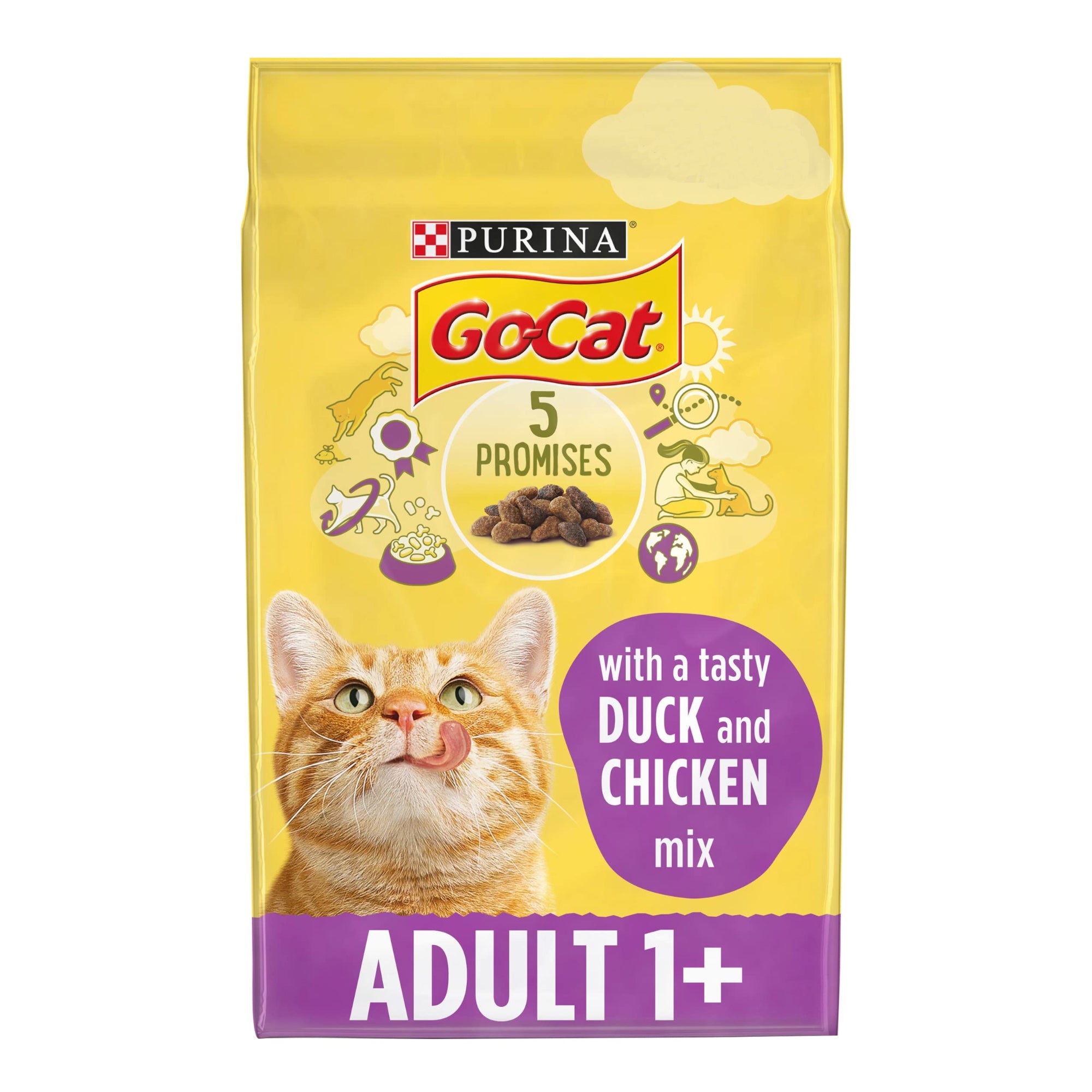 Go-Cat Adult Chicken & Duck Dry Cat Food 4kg