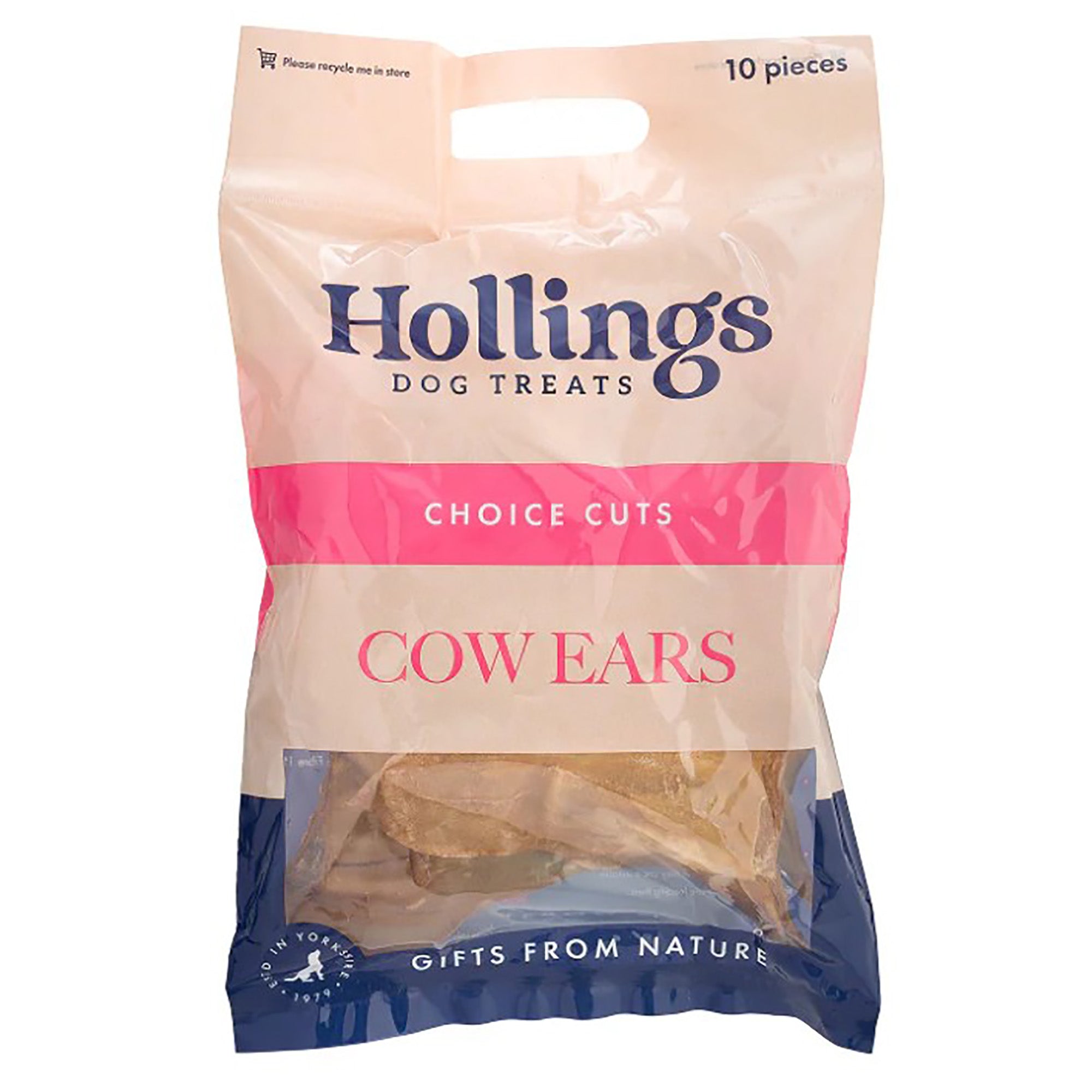 Hollings Cow Ears Dog Treat 10 Pack