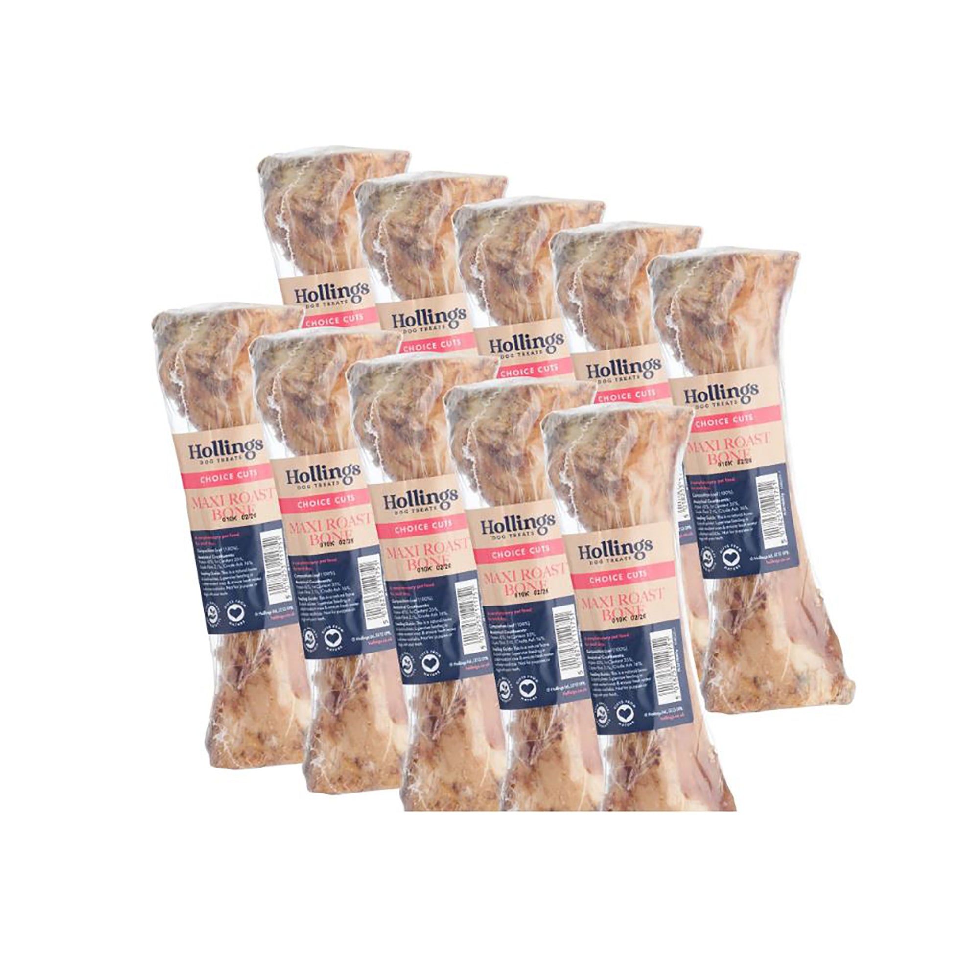 Hollings Maxi Roast Bones Natural Dog Treat 10pk