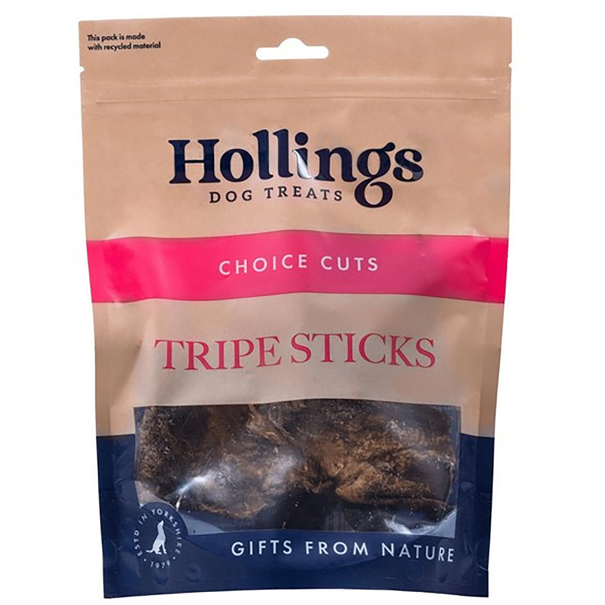 Hollings Tripe Sticks Natural Dog Treat 500g