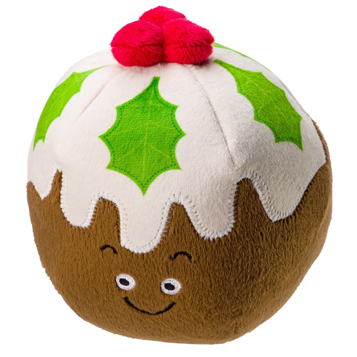 House Of Paws Classic Christmas Pudding Dog Toy 12cm