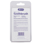 Packaged dog toothbrush with Johnson's Veterinary Care branding on a white background