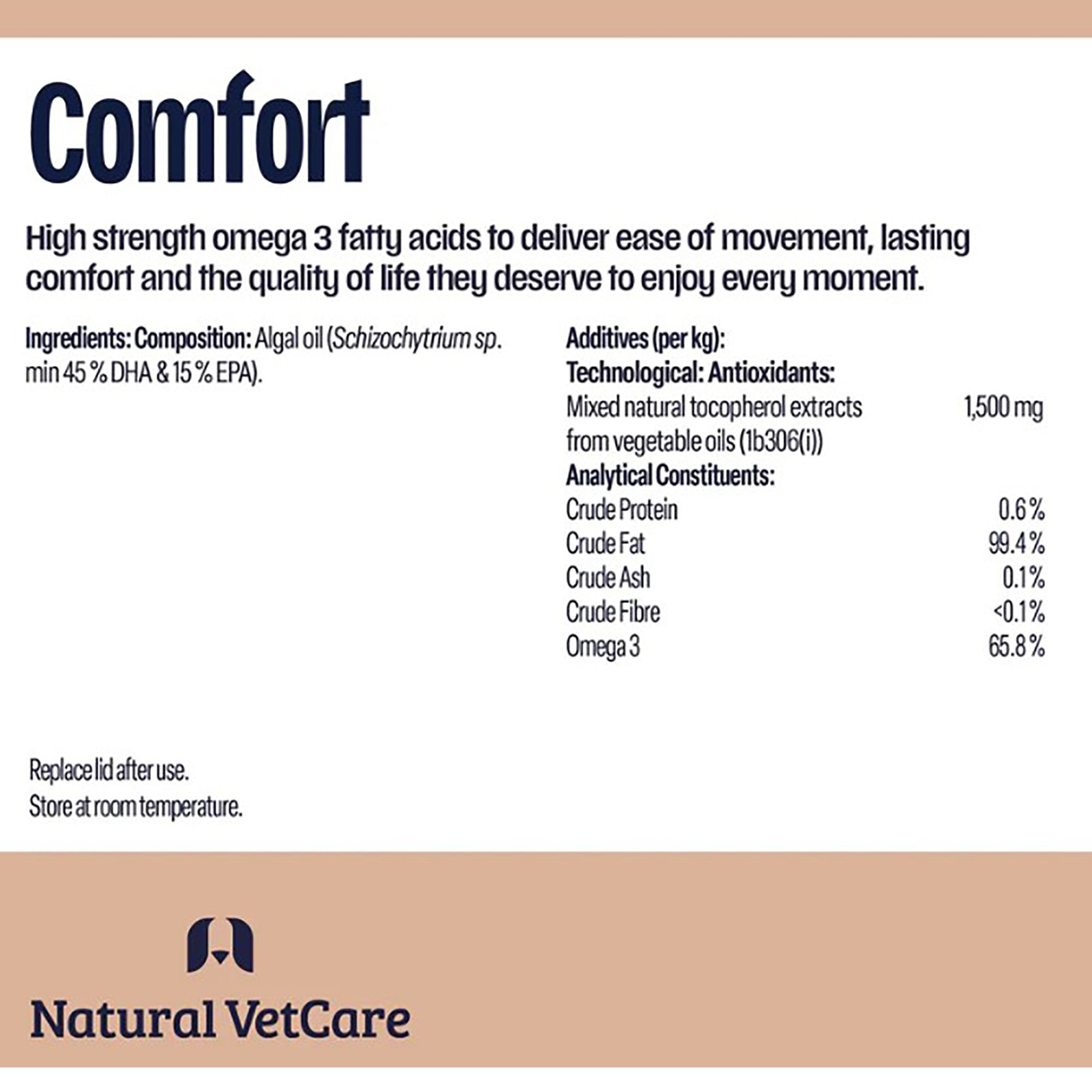 Natural Vetcare Dog Comfort Oil 100ml