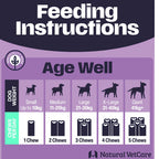 Natural Vetcare Age Well Dog Chews - 50 Pack