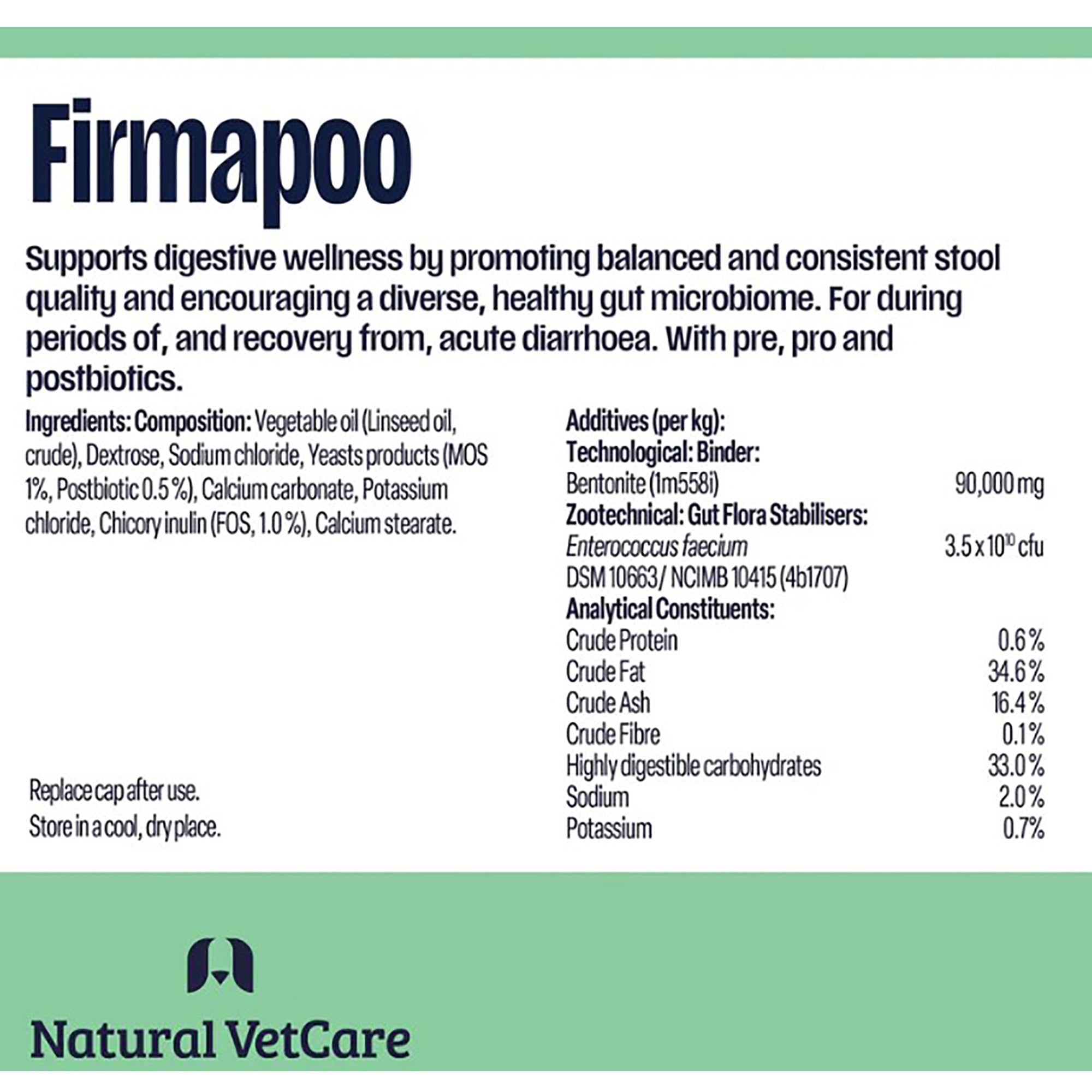Natural Vetcare Firmapoo Dog Paste