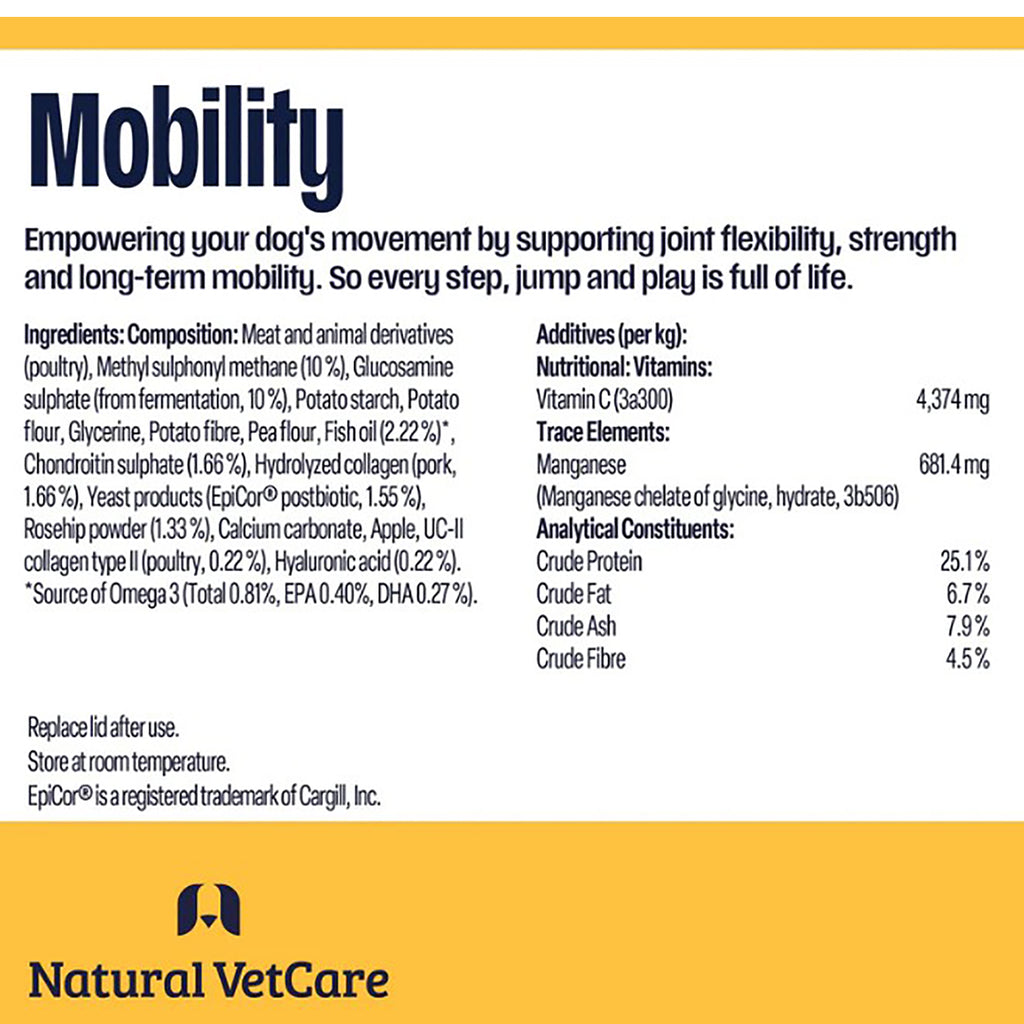 Natural Vetcare Mobility Dog Chews - 50 Pack