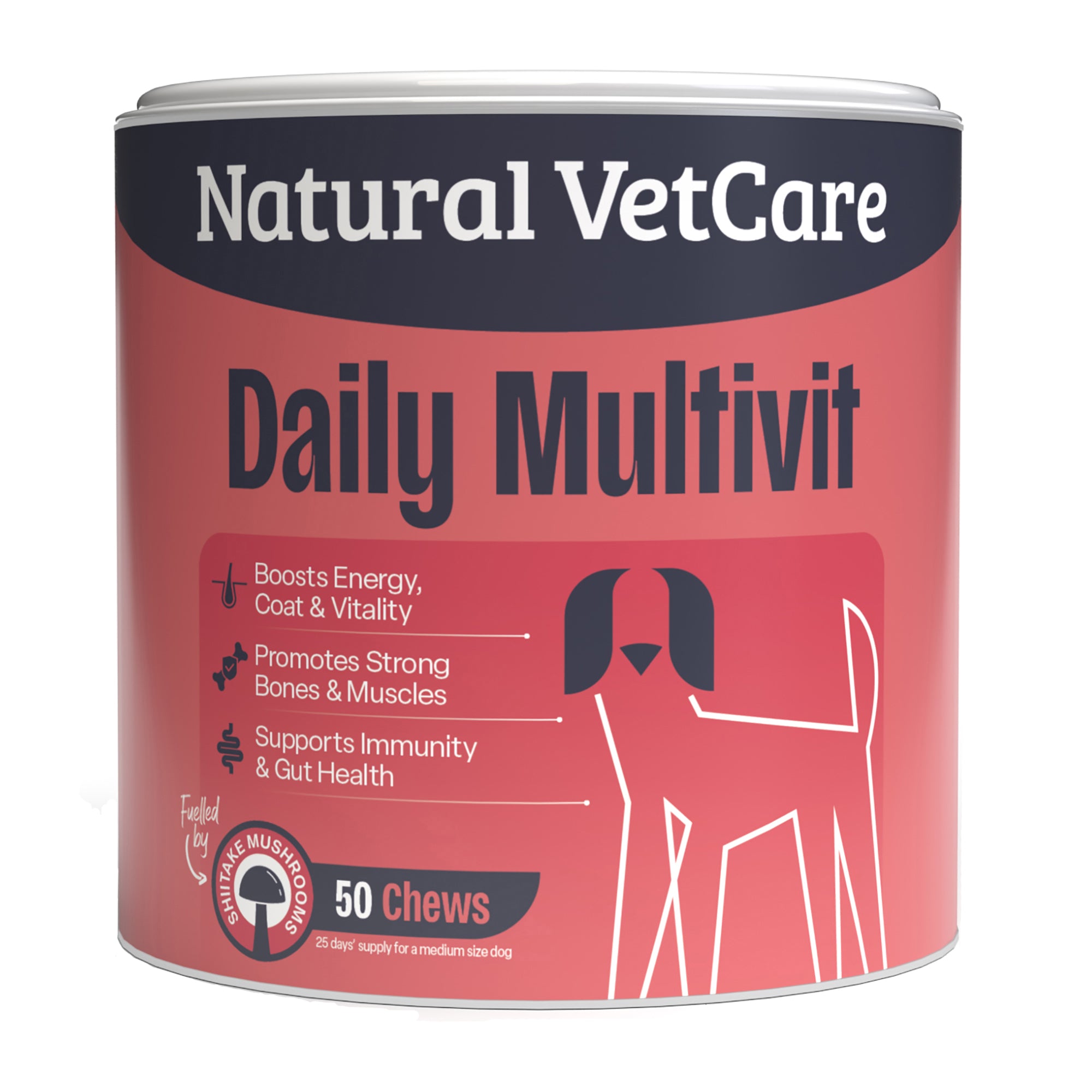 Natural Vetcare Daily Multivit Dog Chews - 50 Pack