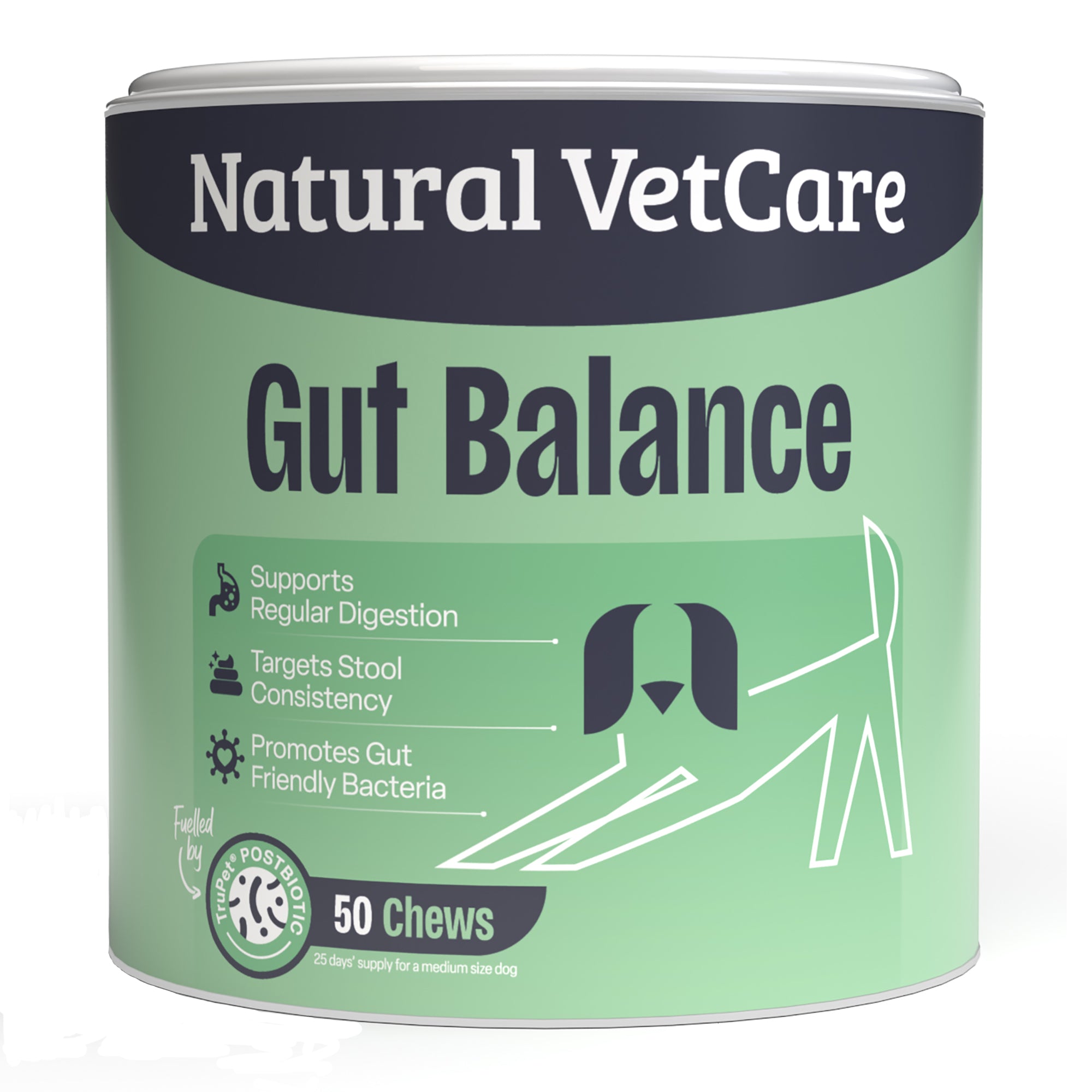 Natural Vetcare Gut Balance Dog Chews - 50 Pack