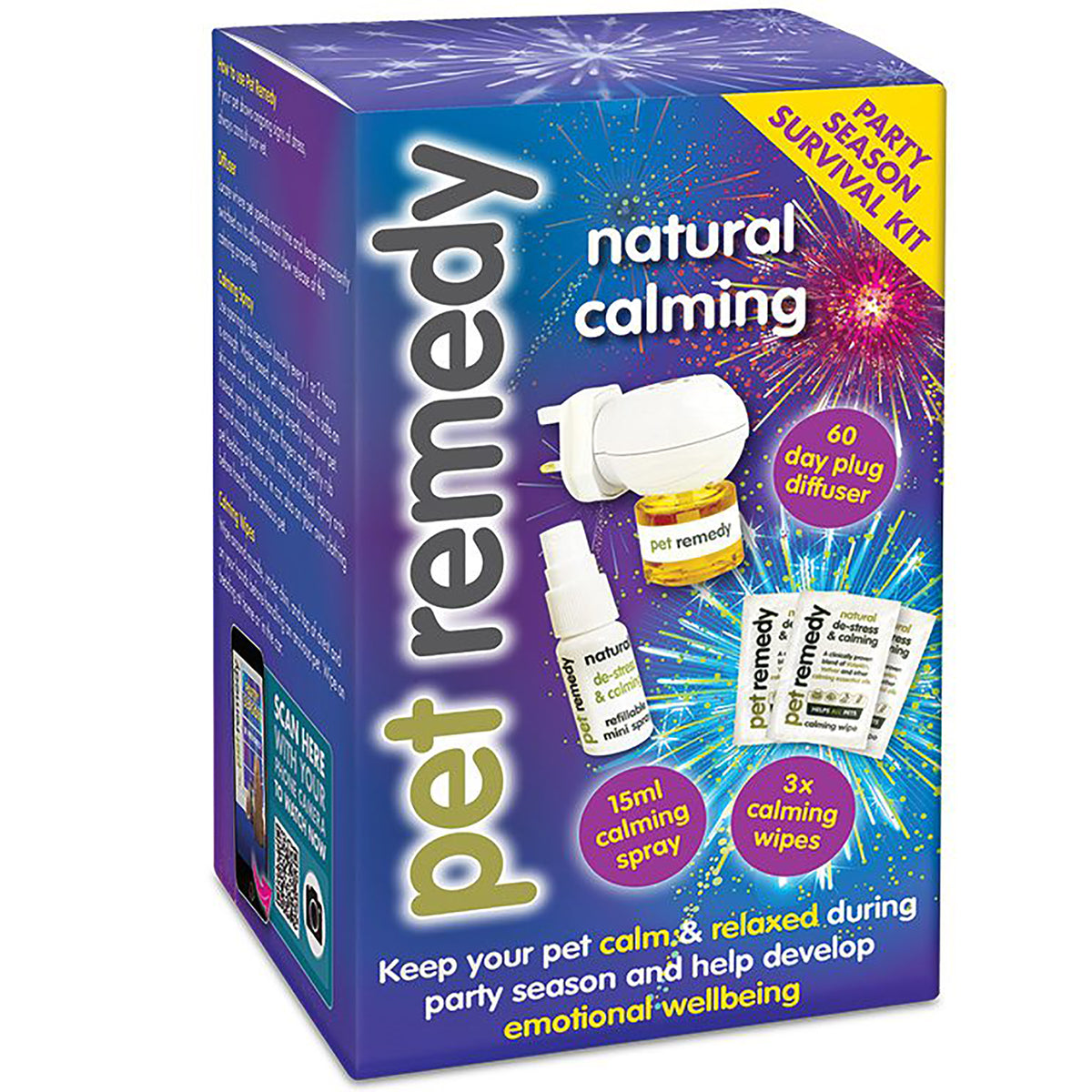 Pet Remedy Natural Calming Party Season Survival Kit