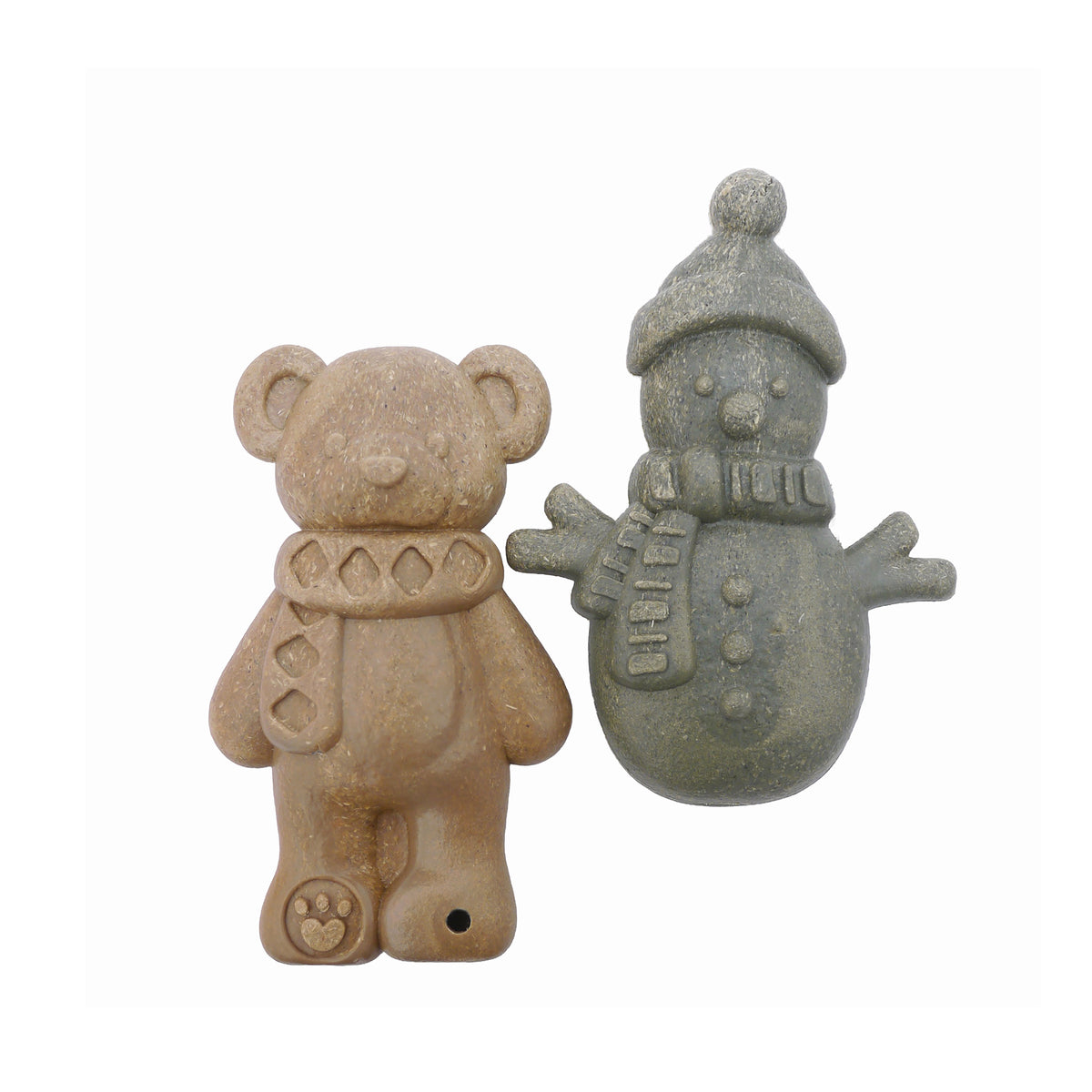 Rosewood Cupid & Comet Veggie Burst snowman and teddy Christmas treats for rabbits and small animals, 90g twin pack