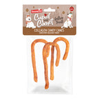 Rosewood Cupid & Comet Festive Collagen Candy Cane Dog Treats 3 Pack 15g packaging