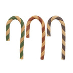 Trixie Christmas candy cane dog treat 20g showing cranberry, spinach and blueberry colour options