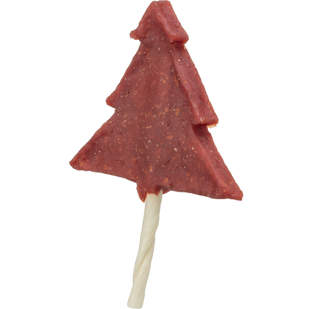 Trixie Christmas Tree Lollipop with Duck Breast and Rawhide Stick Dog Treat 12cm 28g