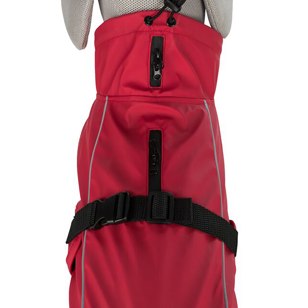 Trixie Vimy Rain Waterproof Dog Coat Red