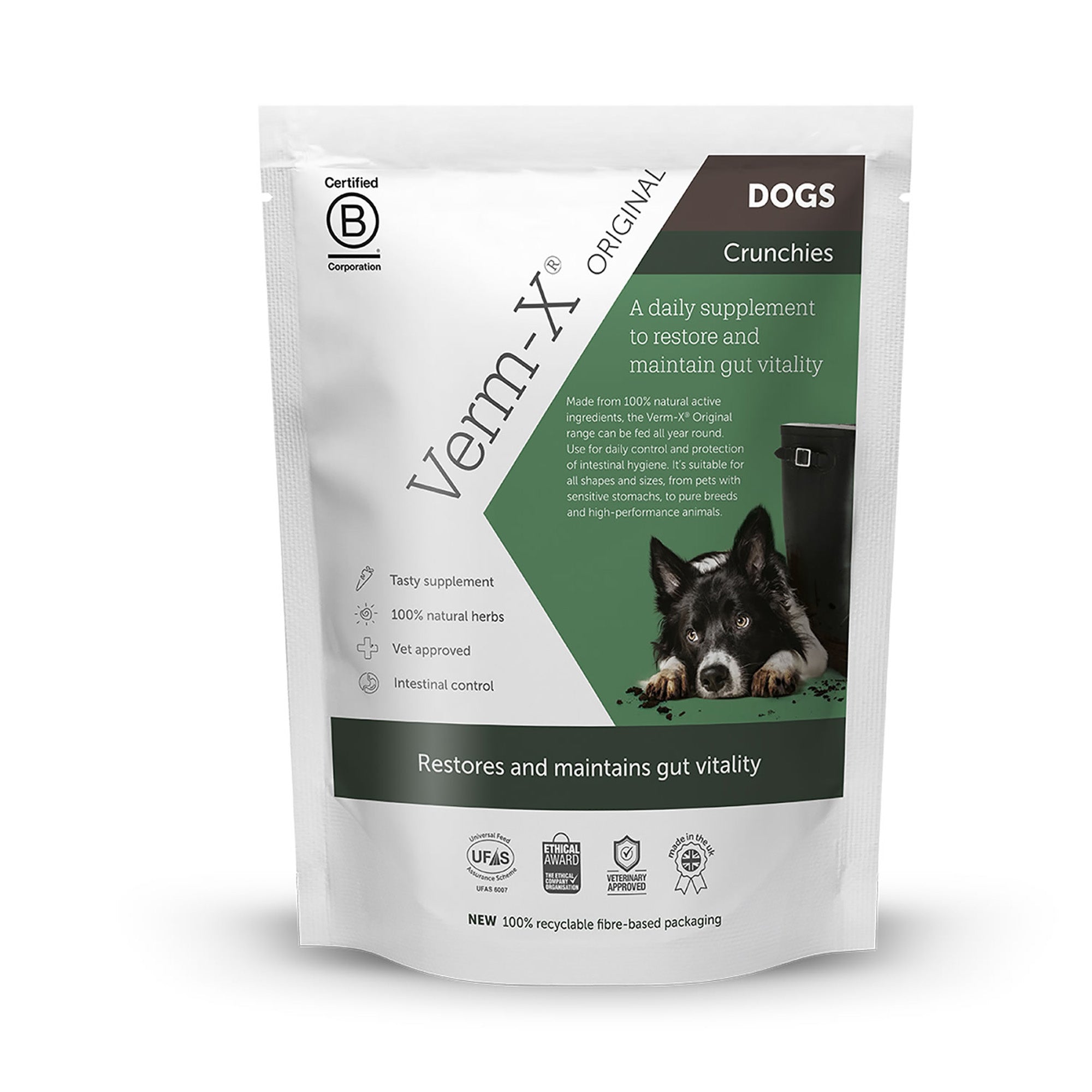 Verm-X Original Supplement Crunchies for Dogs 325g