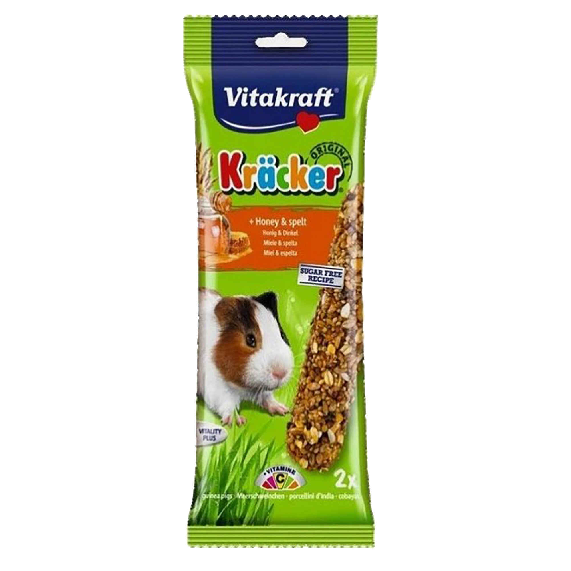 Vitakraft Guinea Pig Honey & Spelt Sticks 112g - 2pk