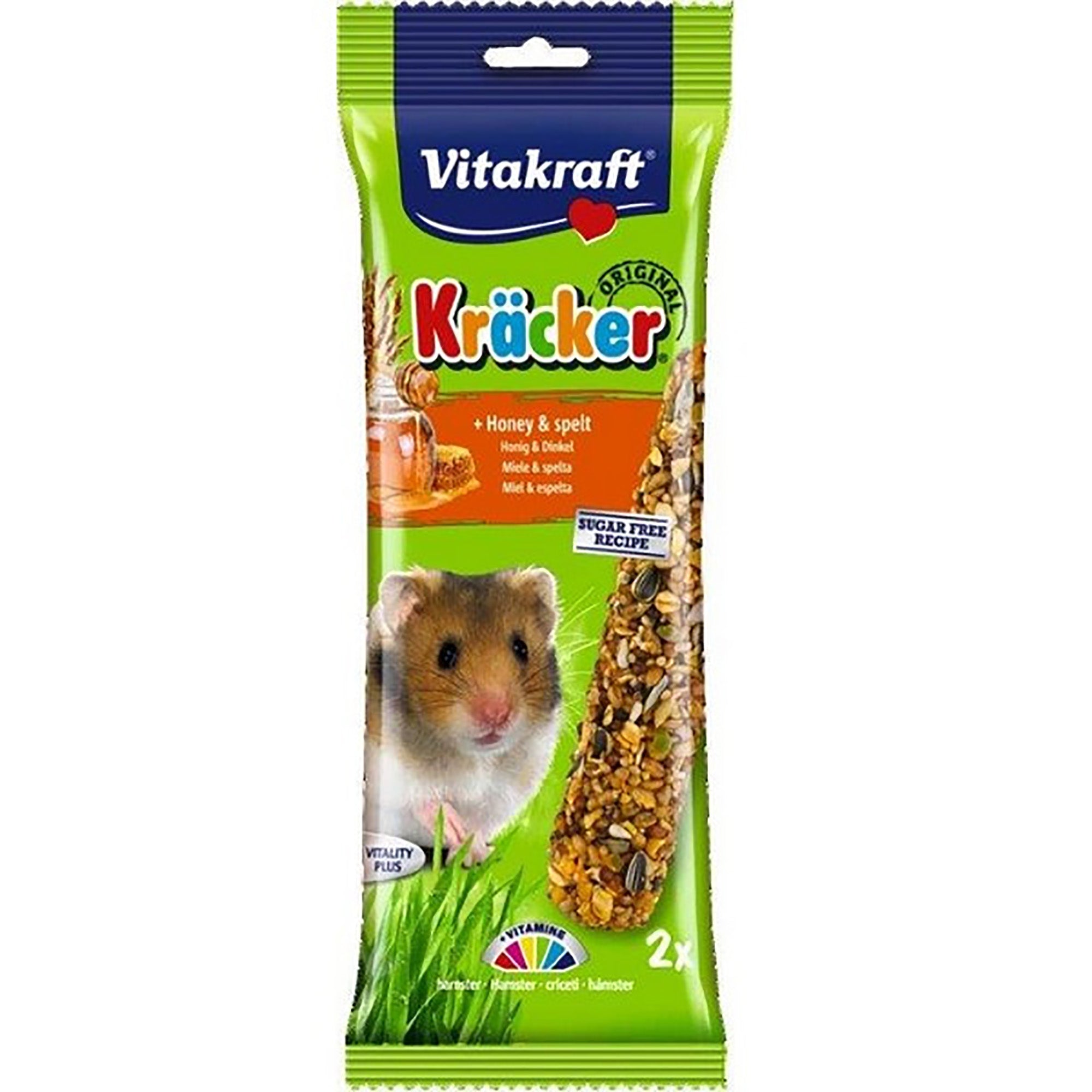 Vitakraft Hamster Honey & Spelt Sticks 112g - 2pk